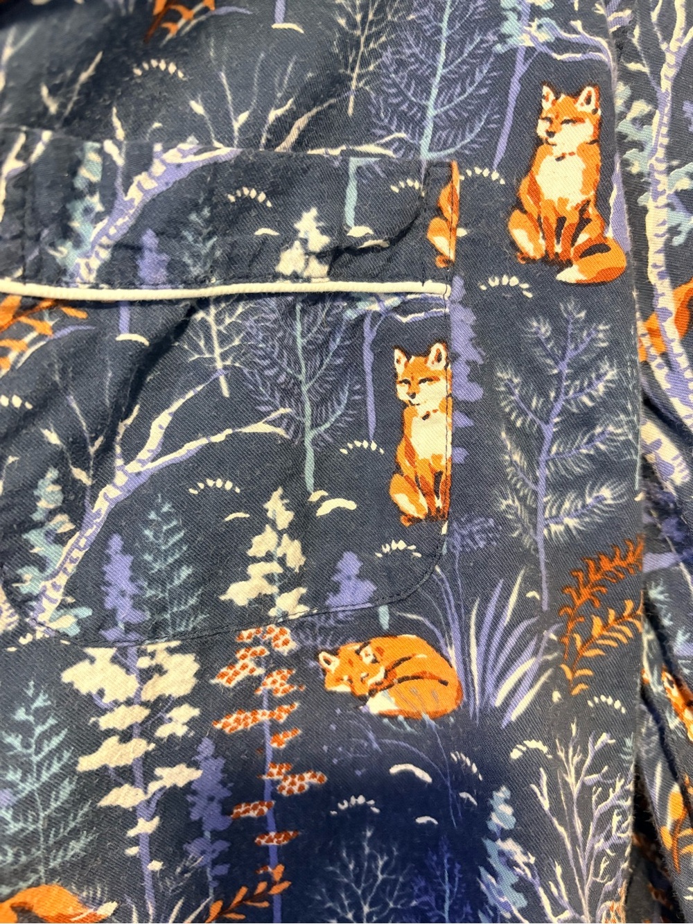 Printfresh Fox and Folklore Pajamas Set Flannel Women’s Small - Picture 3 of 14